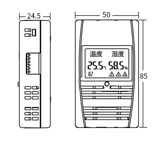 SPD-HT485_D機架溫濕度傳感器，機架溫濕度傳感器